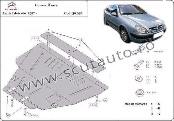 Scut auto și cutie de viteză  Citroen Xsara