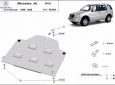 Scut diferențial spate Mercedes ML W163 47