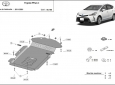 Scut antifurt catalizator pentru Toyota Prius 3 + 50