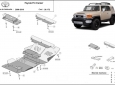 Scut motor din aluminiu Toyota Fj Cruiser 50