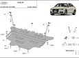 Scut motor din aluminiu Audi A3 50
