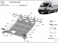 Scut Motor din aluminiu Toyota Proace Max 50