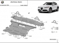 Scut motor din aluminiu Alfa Romeo Stelvio 50