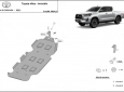 Scut rezervor din aluminiu Toyota Hilux  Invicible 51