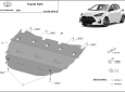 Scut motor din aluminiu Toyota Yaris 53