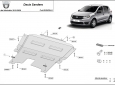 Scut motor din aluminiu Dacia Sandero 2 54