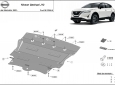 Scut motor din aluminiu Nissan Qashqai J12 54