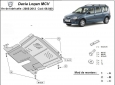 Scut motor Dacia Logan 1 MCV 54