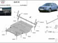Scut motor din aluminiu Audi A3 54