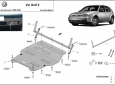 Scut motor din aluminiu Volkswagen Golf 54
