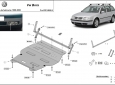 Scut motor din aluminiu Volkswagen Bora 54