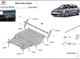 Scut motor din aluminiu Seat Leon Cupra 54