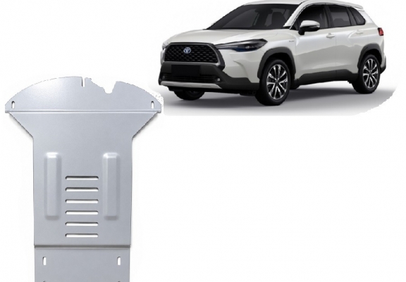 Scut antifurt din aluminiu pentru catalizator Toyota Corolla Cross