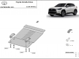 Scut antifurt din aluminiu pentru catalizator Toyota Corolla Cross 54