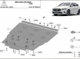 Scut motor din aluminiu Mercedes B-Classe 55
