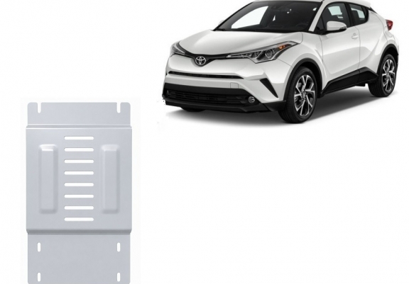 Scut antifurt din aluminiu pentru catalizator Toyota C-HR