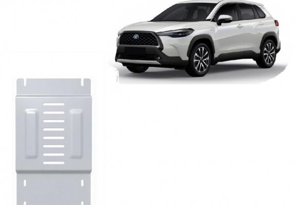 Scut antifurt din aluminiu pentru catalizator Toyota Corolla Cross