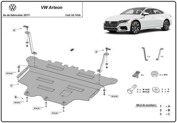 Scut auto Volkswagen Arteon 