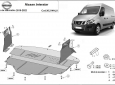 Scut motor din aluminiu Nissan Interstar 60