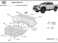 Scut motor din aluminiu  Toyota Hilux EV  63