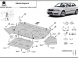 Set de scuturi Skoda Superb - 1,8 1,9 TDI 63