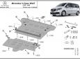 Scut motor din aluminiu Mercedes V-Class W447, 4x4 63