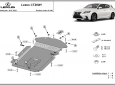 Scut antifurt catalizator pentru Lexus CT200H 63