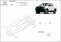 Scut cutie de viteză și radiator Toyota Hilux