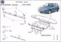 Scut auto Fiat Punto