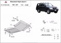 Scut auto și radiator Mitsubishi Pajero Sport 1