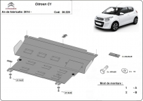 Scut auto Citroen C 1