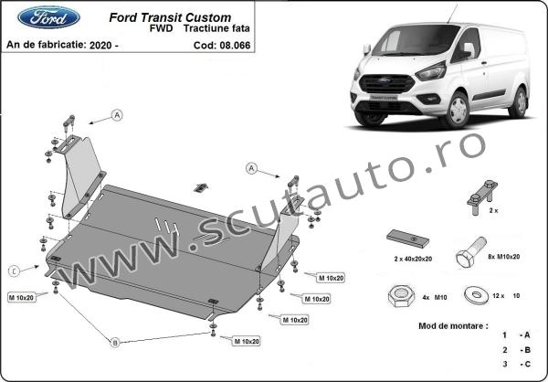 Scut auto și cutie de viteză Ford Transit Custom