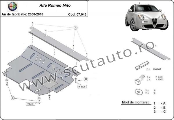 Scut auto Alfa Romeo Mito