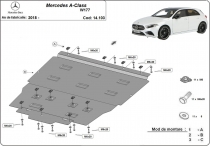 Scut auto Mercedes A-Class W117