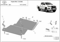 Scut metalic diferențial și reductor Toyota Hilux Invincible