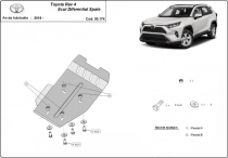 Scut diferențial spate Toyota RAV 4