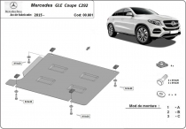 Scut cutie de viteză Mercedes GLE Coupe C292