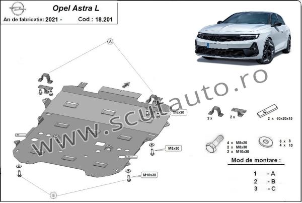 Scut auto Opel Astra L