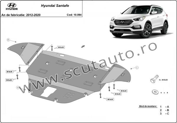 Scut auto Hyundai Santa Fe