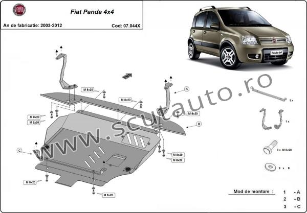 Scut auto Fiat Panda 4x4