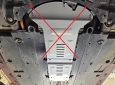 Scut antifurt din aluminiu pentru catalizator Toyota Prius 58