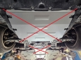 Scut antifurt din aluminiu pentru catalizator Toyota Prius 59