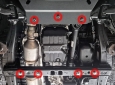 Scut cutie de viteză din aluminiu Toyota Hilux 65