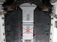 Scut antifurt din aluminiu pentru catalizator Toyota Corolla Cross 68